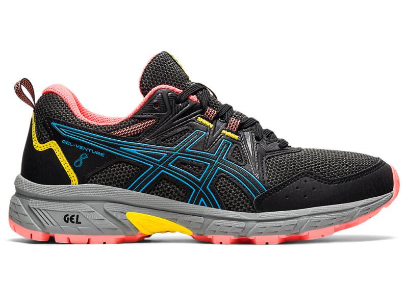 Sapato Para Trilha Asics GEL-VENTURE 8 Mulher Pretas, 7263A679.850